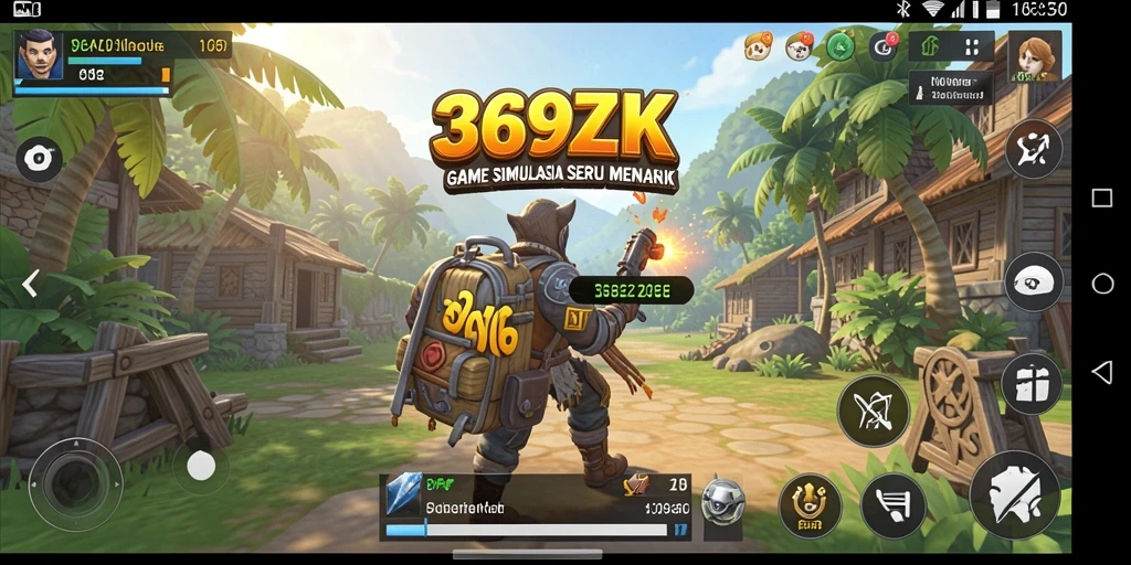 Tampilan gameplay 369ZK yang menarik dan penuh warna.