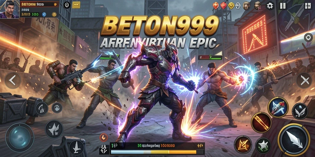 Gameplay seru dan intens di arena pertarungan BETON999.