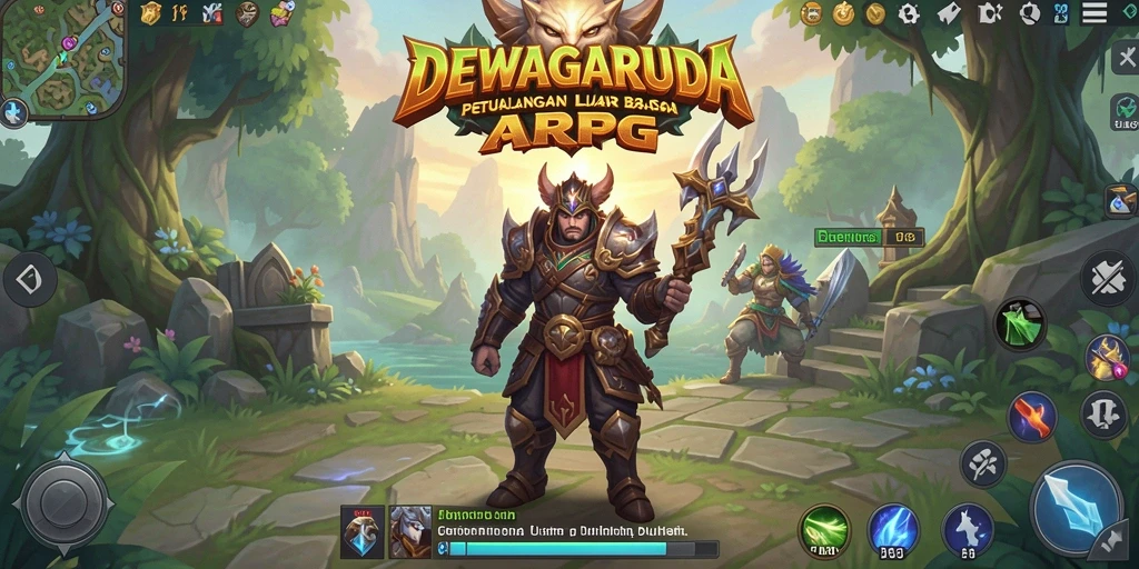 Gameplay seru DEWAGARUDA dalam dunia ARPG yang mendebarkan.