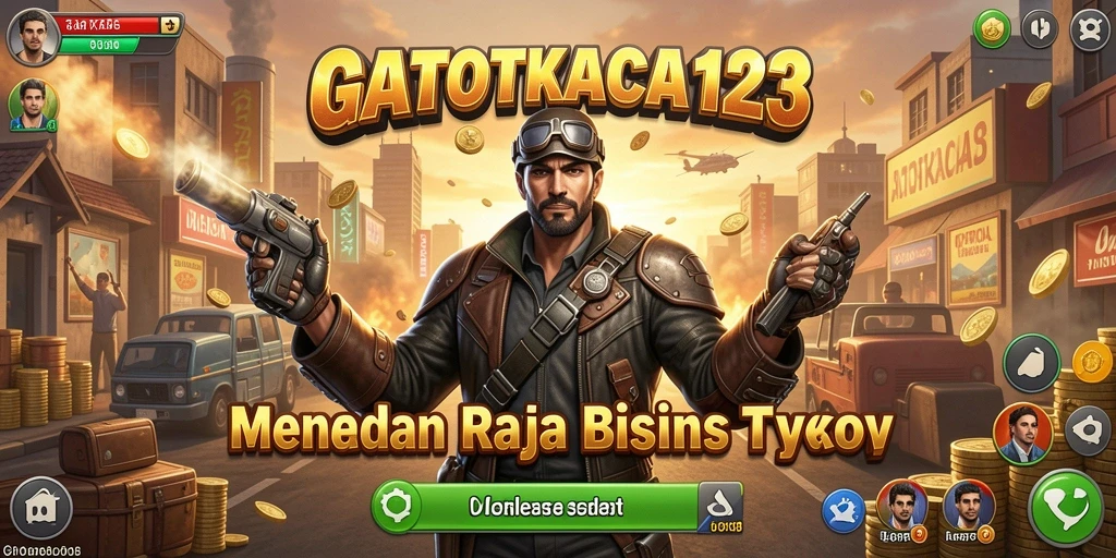 Tangkapan layar GATOTKACA123 menunjukkan momen seru dalam permainan Tycoon.