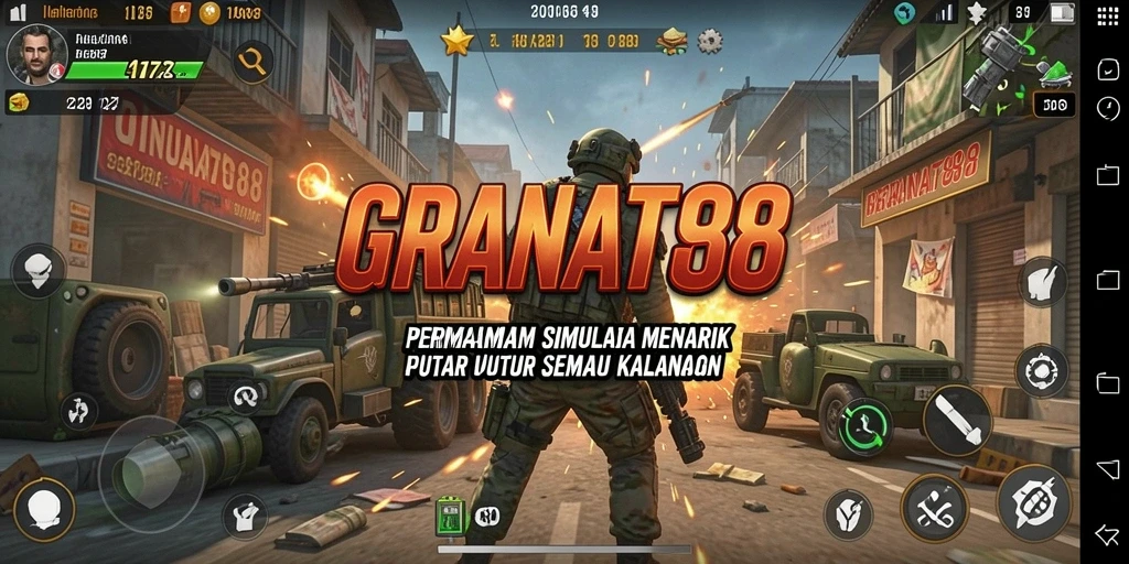 Tampilan gameplay seru dan interaktif dari GRANAT88.
