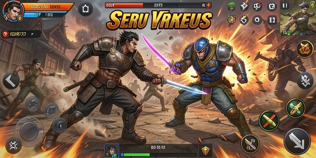 Tampilan gameplay seru dalam IDR77 yang penuh aksi.