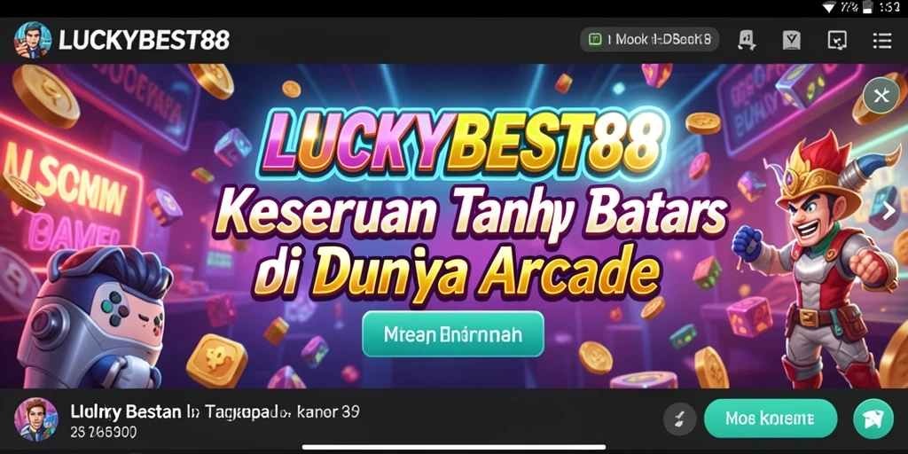 Tampilan gameplay seru dan menantang di LUCKYBEST88.