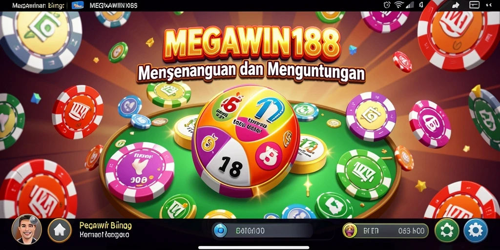 Tampilan gameplay Bingo yang menarik di MEGAWIN188.
