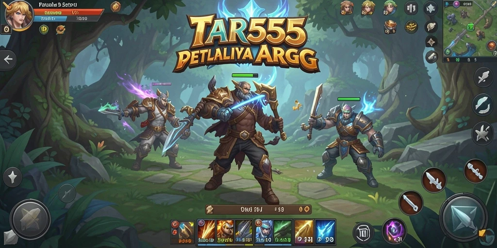 Screenshot TAR555 menampilkan aksi bertempur yang seru dan dinamis.