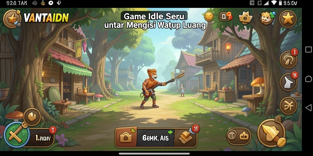 Tampilan gameplay VANTAIDN yang interaktif dan menarik.