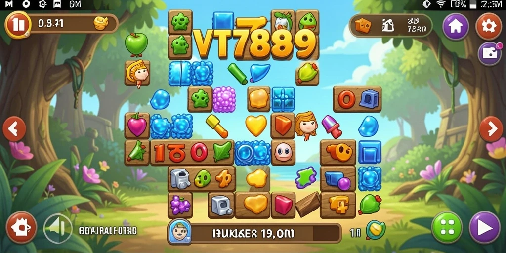 Tampilan gameplay seru dari VT789 yang menantang.